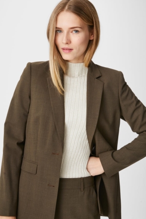 Blazer C&A Business Blazer Femme Vert Foncé | TJ9536817