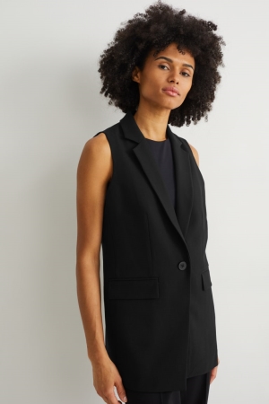 Blazer C&A Waistcoat Femme Noir | ES2958346