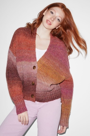 Cardigan C&A Clockhouse Recycled Femme Rose | OS8927065