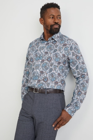 Chemises C&A Business Slim Fit Kent Collar Easy-iron Homme Multicoloured | HN0618395