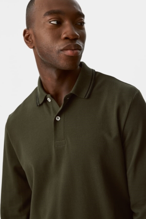 Chemises C&A Multipack Of 2 Polo Organic Coton Homme Vert Foncé Bleu Foncé | UC5269780