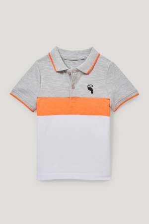 Chemises C&A Polo Garcon Grise Clair | QL7912053