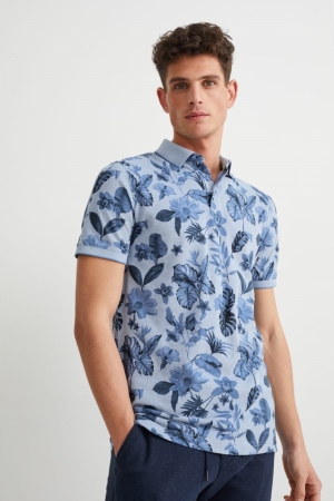 Chemises C&A Polo Homme Bleu | VA1405692