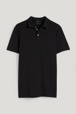 Chemises C&A Polo Homme Noir | BL4207958