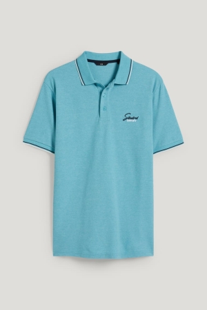 Chemises C&A Polo Homme Turquoise | VP1937825