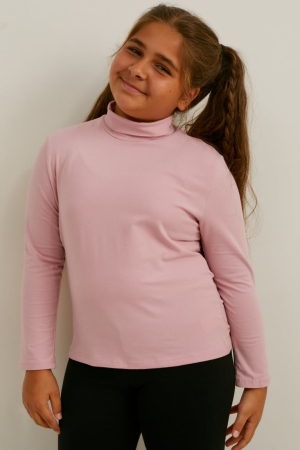 Hauts C&A Extended Sizes Multipack Of 4 Polo Neck Fille Blanche | OU3071496