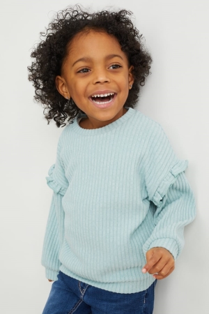 Hauts C&A Long Sleeve Fille Bleu Clair | EF0968431
