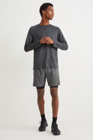 Hauts C&A Technical Homme Grise Foncé | YN1534608
