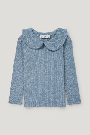 Hauts C&A Thermal Long Sleeve Fille Bleu Clair | JZ1076928
