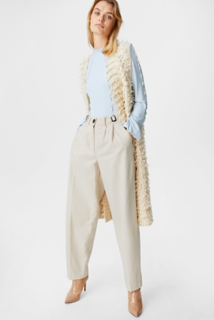 Jean C&A Balloon Femme Blanche | YT8734102
