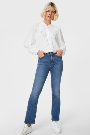 Jean C&A Bootcut Recycled Femme Bleu | LT1863509