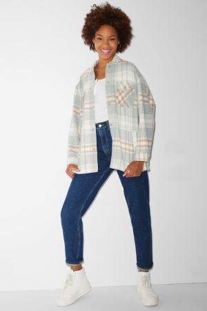 Jean C&A Clockhouse Balloon High Taille Femme Bleu | HT2846357