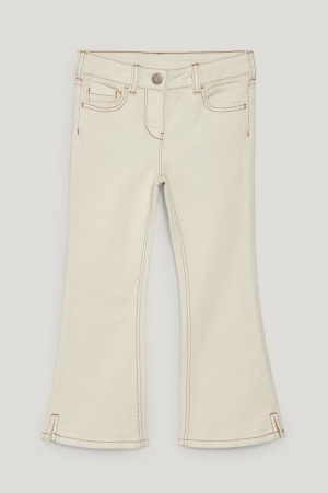 Jean C&A Coton Fille Blanche | EL0235917