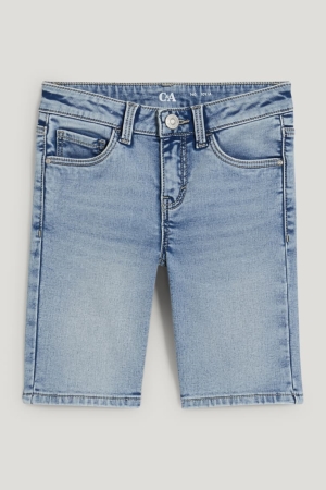Jean C&A Denim Bermuda Fille Bleu Bleu Clair | NJ8104523