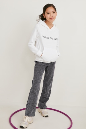 Jean C&A Droit Fille Bleu Grise | MJ0763241