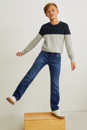 Jean C&A Droit Jog Denim Garcon Bleu | FE1253469