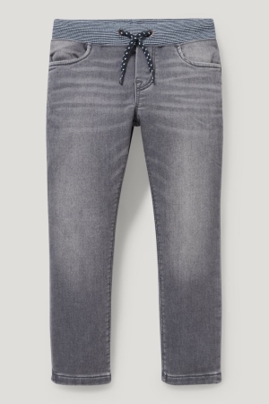 Jean C&A Droit Jog Denim Organic Coton Lycra® Garcon Bleu Grise Clair | IA7504836