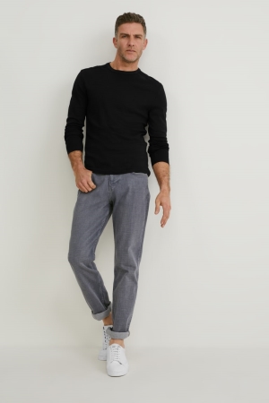 Jean C&A Droit Lycra® Homme Bleu Grise | DP1296738
