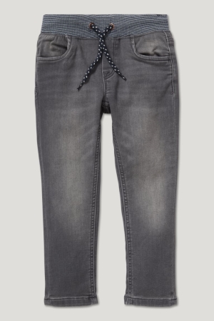 Jean C&A Droit Organic Coton Garcon Bleu Grise | UT8790456