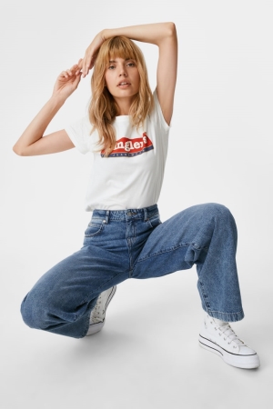 Jean C&A Jinglers- Larges Leg Femme Bleu | IJ6089345