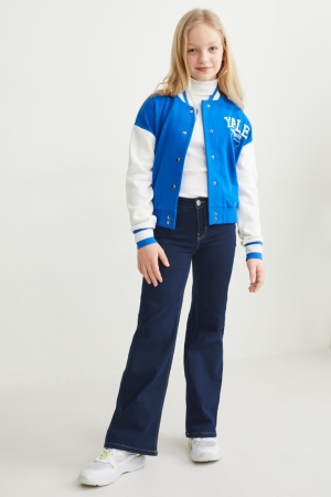 Jean C&A Larges Leg Fille Bleu | QT4752183
