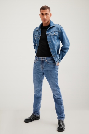Jean C&A Made In Eu Droit Organic Coton Homme Bleu | XI2657039