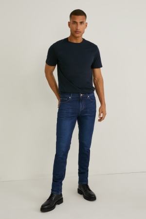 Jean C&A Made In Eu Slim Organic Coton Homme Bleu | GP3906485