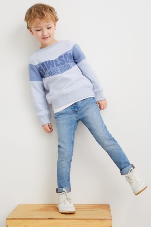 Jean C&A Mince Garcon Bleu Bleu Clair | RQ4682971