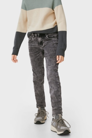 Jean C&A Mince Jog Denim Garcon Bleu Grise | PL2398405
