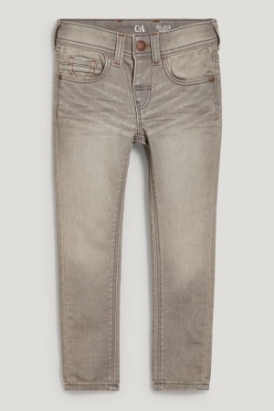 Jean C&A Mince Jog Denim Lycra® Organic Coton Garcon Bleu Grise Clair | ON2893065