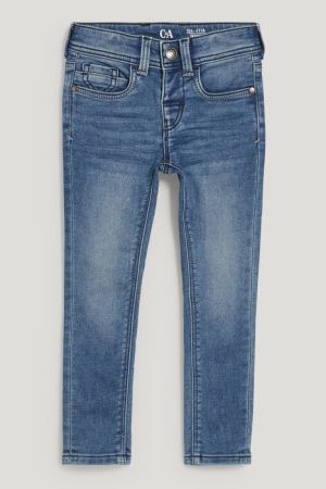 Jean C&A Mince Jog Denim Lycra® Organic Coton Garcon Bleu Bleu Clair | SM3049687