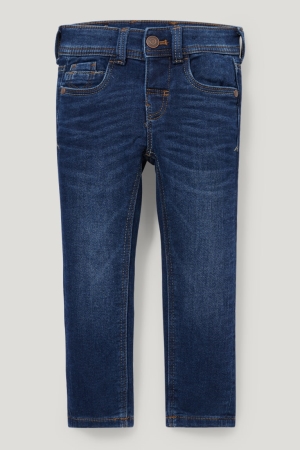 Jean C&A Mince Jog Denim Organic Coton Garcon Bleu Bleu Foncé | VO4590623
