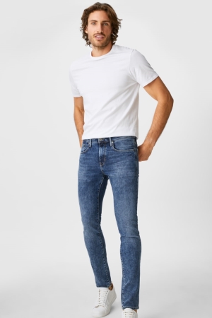 Jean C&A Mince Lycra® Homme Bleu | CA9658134