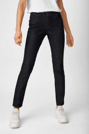 Jean C&A Mince Lycra® X-fit Femme Bleu Bleu Foncé | CA2913408
