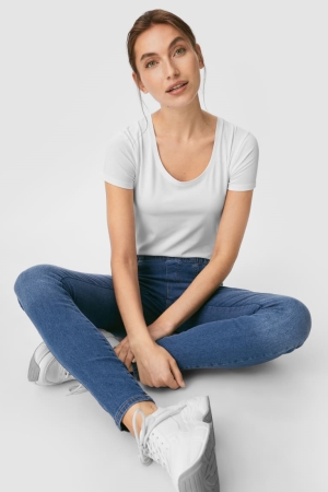 Jean C&A Multipack Of 2 Jegging Femme Bleu | OD7195843