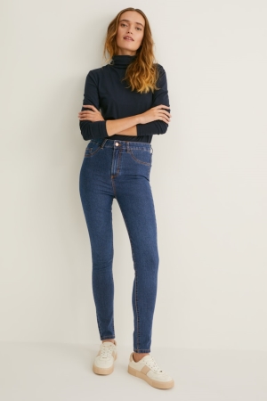 Jean C&A Multipack Of 2 Jegging High WaisLycra® Femme Bleu | DG8375261