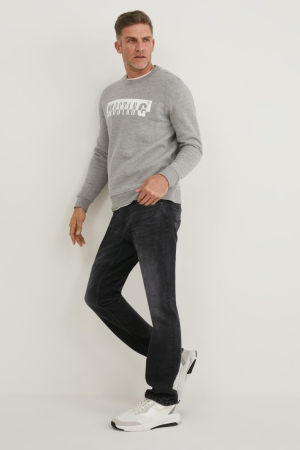 Jean C&A Mustang Slim Washington Homme Bleu Grise Foncé | QS3281679