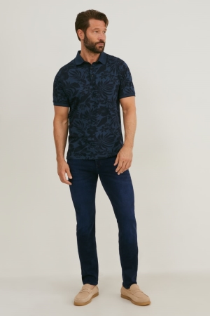 Jean C&A Premium Slim Recycled Homme Bleu Bleu Foncé | DN5897102