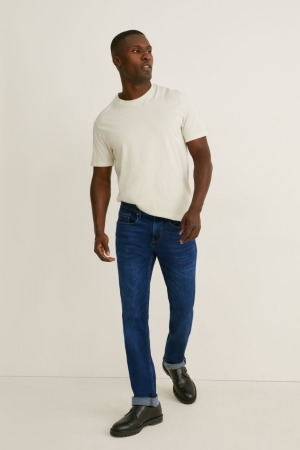 Jean C&A Premium Slim Recycled Homme Bleu | VC9541328