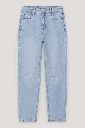 Jean C&A Relaxed Fille Bleu Bleu Clair | IH4075163