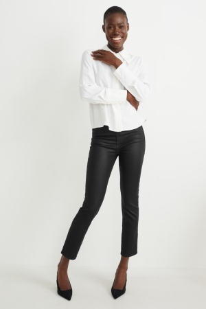 Jean C&A Slim High Taille Lycra® Femme Noir | IR1589420