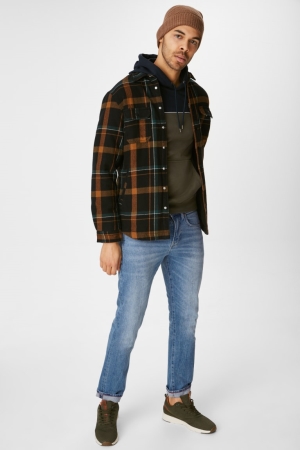 Jean C&A Slim Homme Bleu Bleu Clair | OW3742901