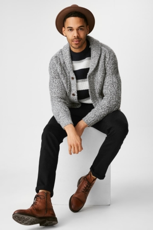 Jean C&A Slim Homme Noir | OH5470231