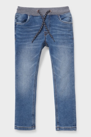 Jean C&A Slim Jog Denim Organic Coton Garcon Bleu Bleu Clair | WM5723409