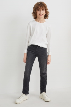 Jean C&A Slim Lycra® Garcon Bleu Grise Foncé | KN5962731