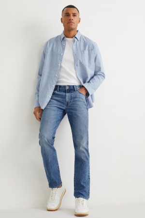 Jean C&A Slim Lycra® Homme Bleu Bleu Clair | QJ1063285