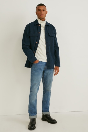 Jean C&A Slim Lycra® Homme Bleu Grise | PG4920673