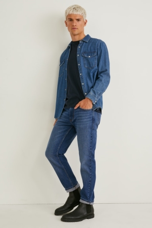 Jean C&A Slim Lycra® Homme Bleu | OH2651473