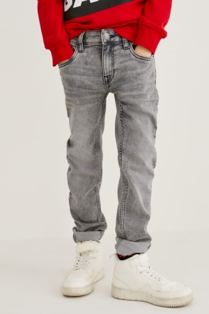 Jean C&A Slim Organic Coton Garcon Bleu Grise | JT2630781