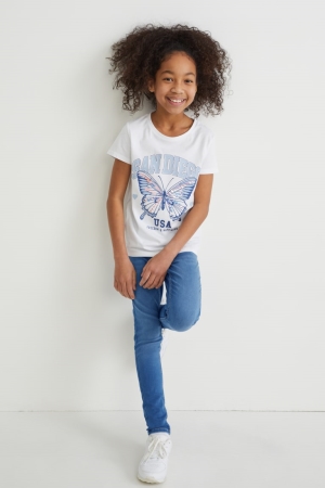 Jean C&A Super Mince Fille Bleu | OK9532407
